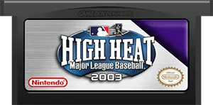 High Heat Major League Baseball 2003 cart