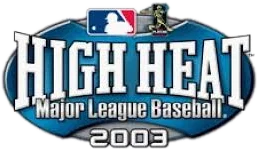 High Heat Major League Baseball 2003 logo