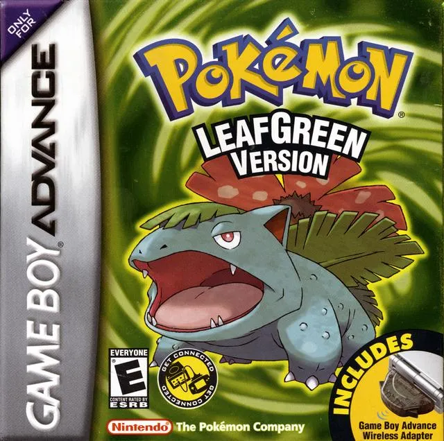 Pokémon LeafGreen Version box art