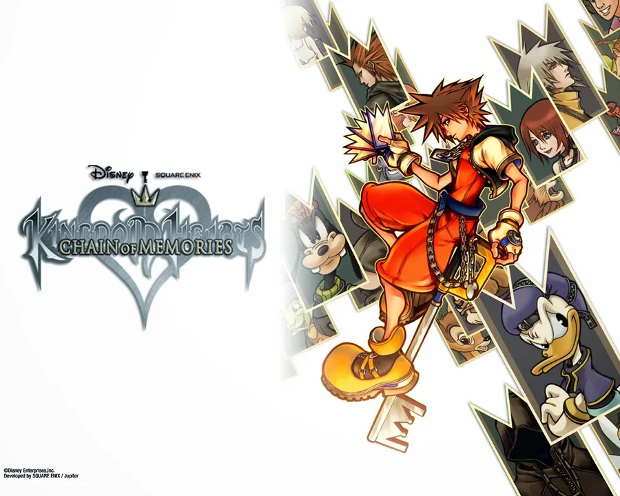 Backdrop artwork for Kingdom Hearts: Chain of Memories