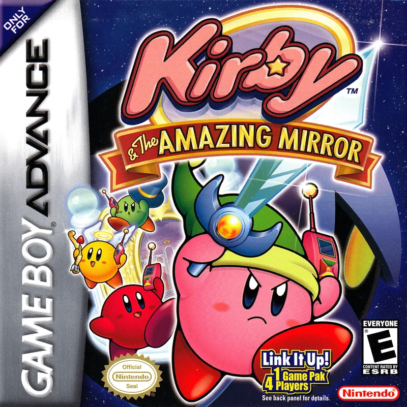 Kirby & The Amazing Mirror box art