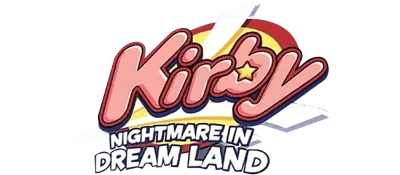 Kirby: Nightmare in Dream Land logo