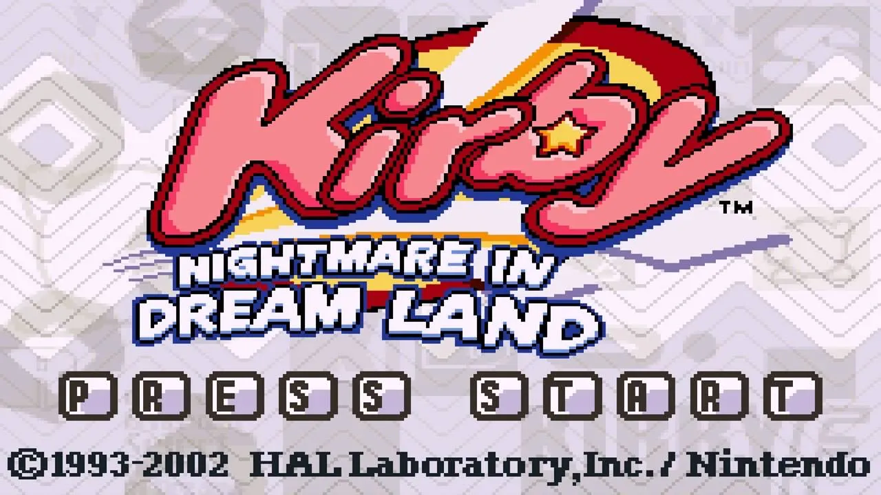 Kirby: Nightmare in Dream Land screenshot