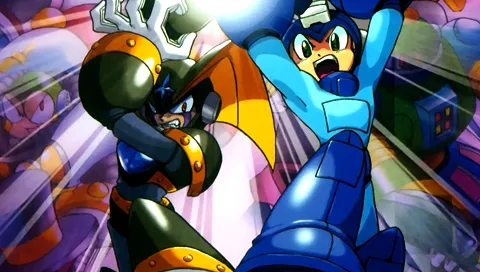 Backdrop artwork for Mega Man & Bass