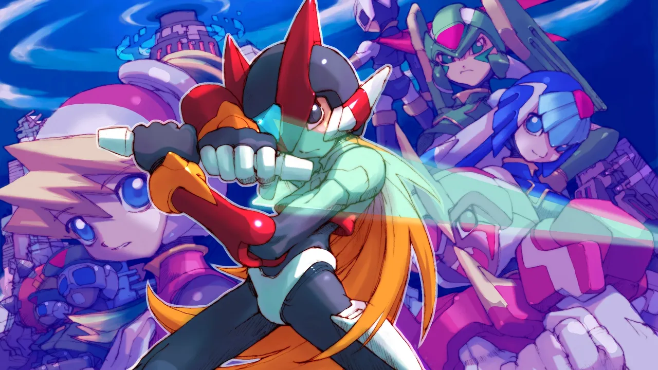 Backdrop artwork for Mega Man Zero