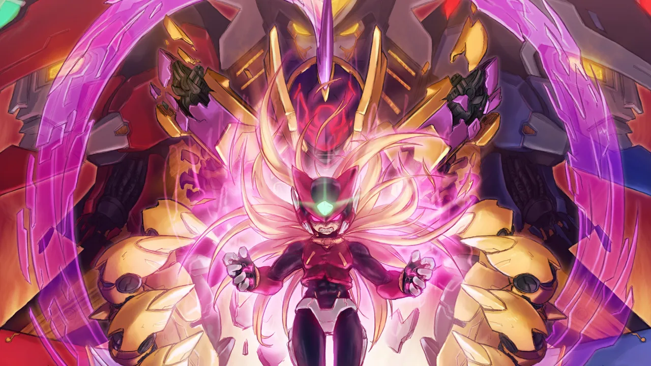 Backdrop artwork for Mega Man Zero 4