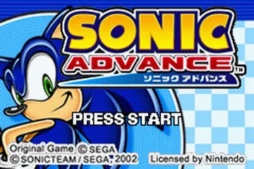 Sonic Advance screenshot