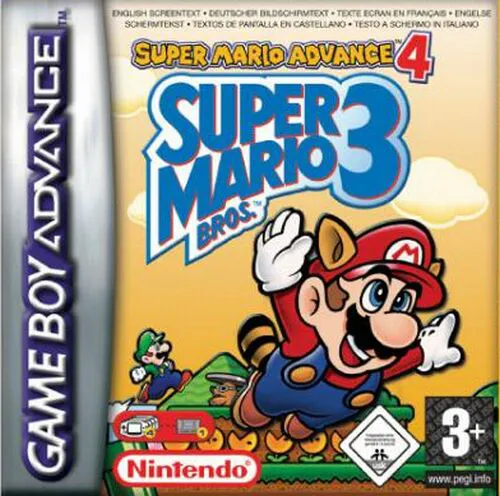 Super Mario Advance 4: Super Mario Bros. 3 box art
