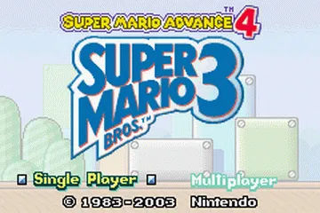 Super Mario Advance 4: Super Mario Bros. 3 screenshot