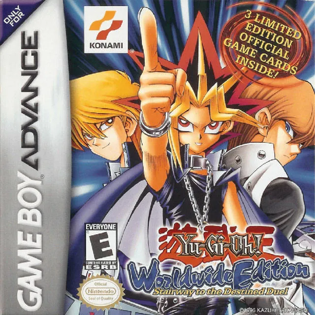 Yu-Gi-Oh! Worldwide Edition: Stairway to the Destined Duel cover art for Nintendo Game Boy Advance