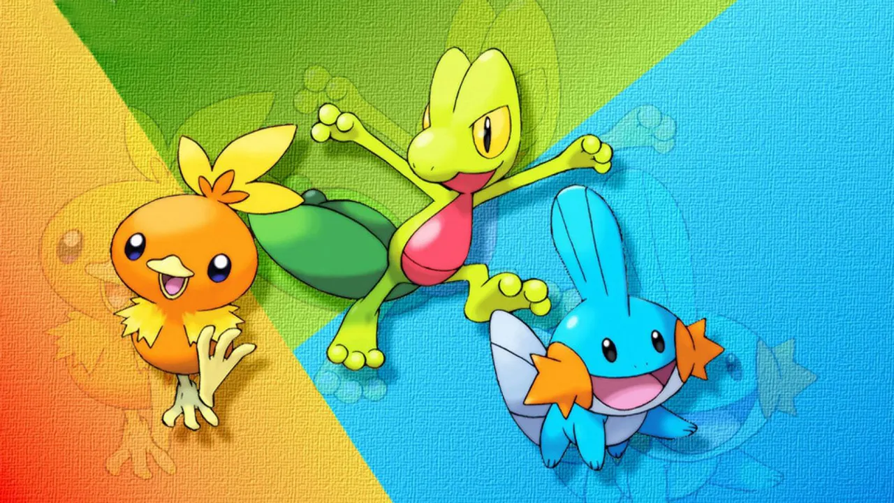 Backdrop artwork for Pokémon Emerald Version