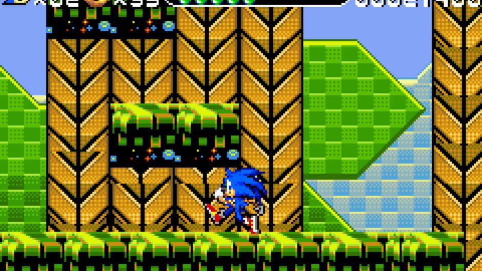 Backdrop artwork for Sonic 3 - Fighter Sonic
