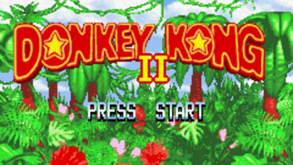 Backdrop artwork for Donkey Kong 2