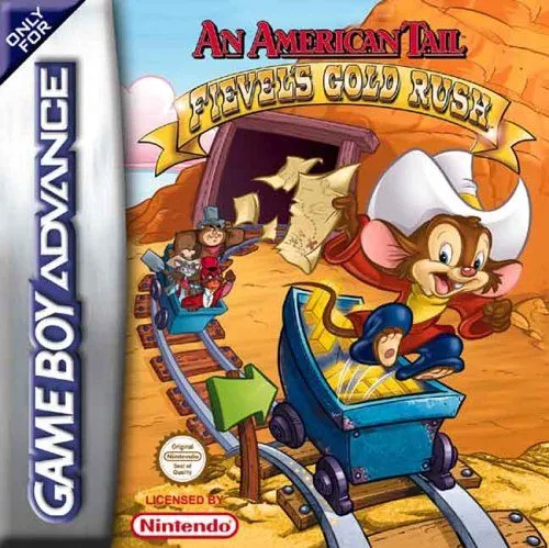 An American Tail: Fievel's Gold Rush box art