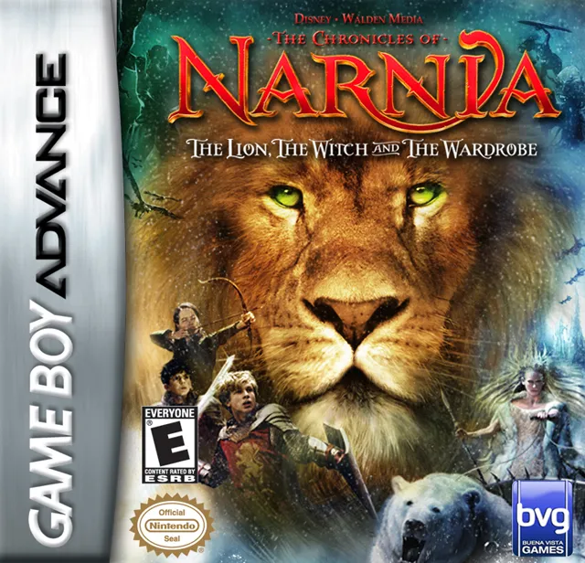 The Chronicles of Narnia: The Lion, the Witch and the Wardrobe cover art for Nintendo Game Boy Advance