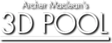 Archer Maclean's 3D Pool logo