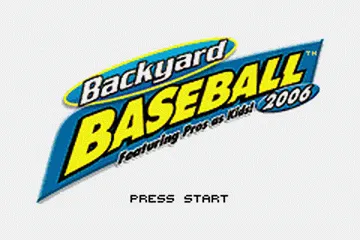 Backyard Baseball 2006 screenshot