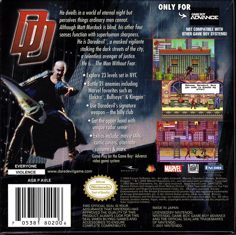 Daredevil box back