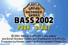 ESPN Great Outdoor Games: Bass 2002 screenshot