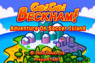 Go! Go! Beckham! Adventure on Soccer Island screenshot