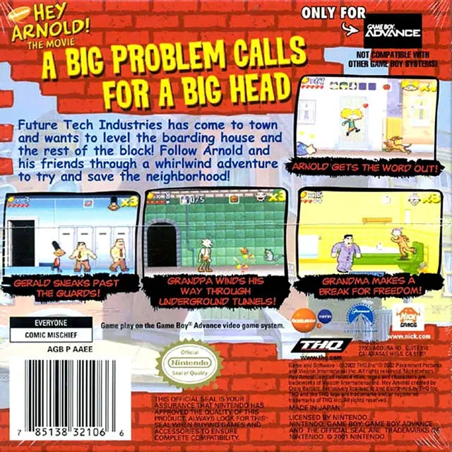Hey Arnold! The Movie box back