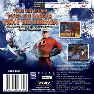 The Incredibles: Rise of the Underminer box back