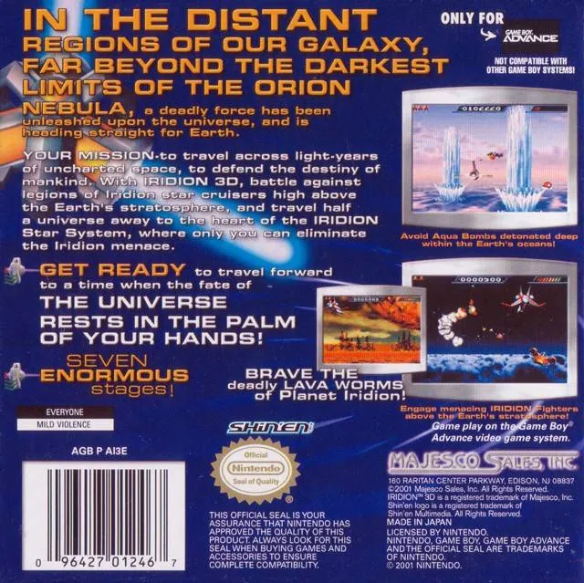 Iridion 3D box back