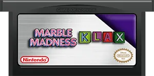 2 Games in One!: Marble Madness + Klax cart