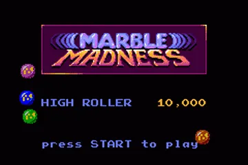 2 Games in One!: Marble Madness + Klax screenshot