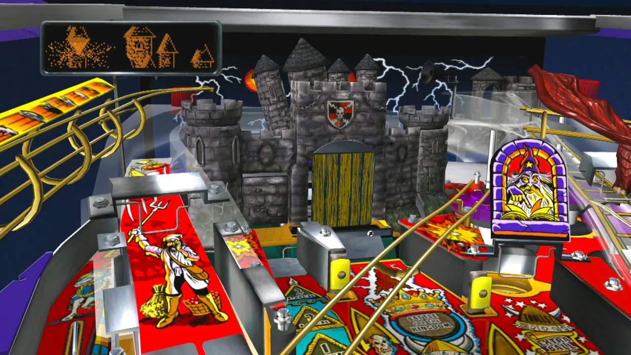 Backdrop artwork for Pinball Advance
