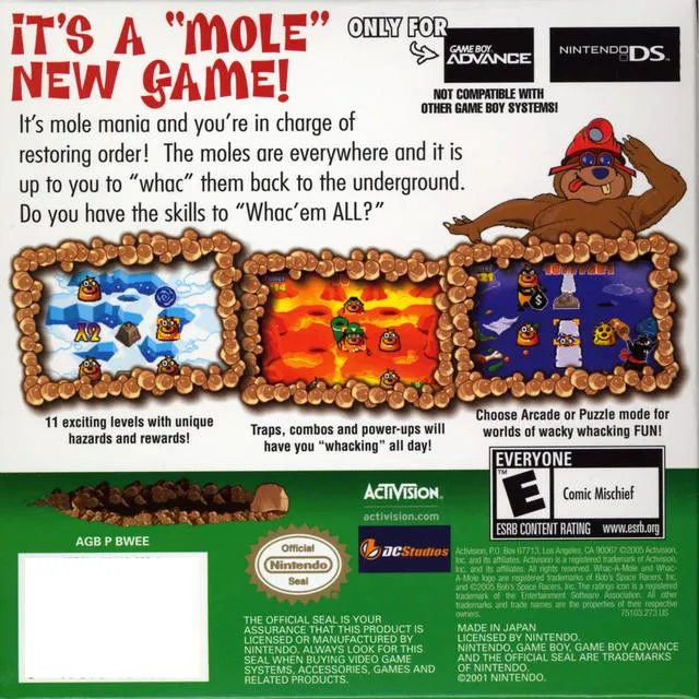 Whac-A-Mole box back