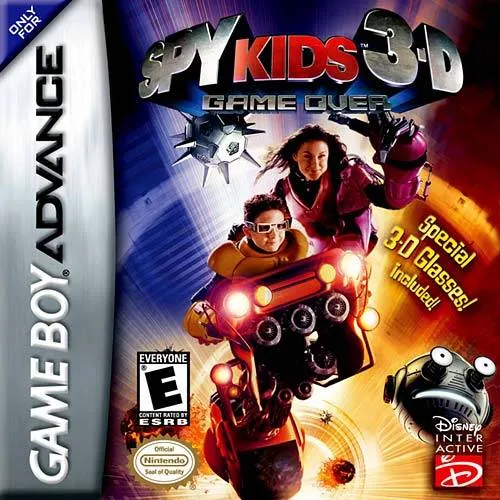 Spy Kids 3-D: Game Over box art