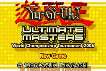 Yu-Gi-Oh! Ultimate Masters: World Championship Tournament 2006 screenshot