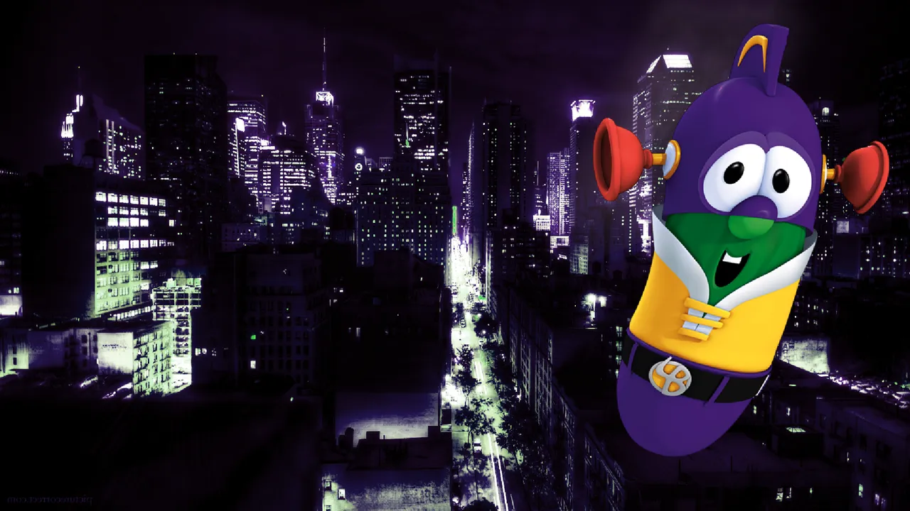 Backdrop artwork for VeggieTales: LarryBoy and the Bad Apple
