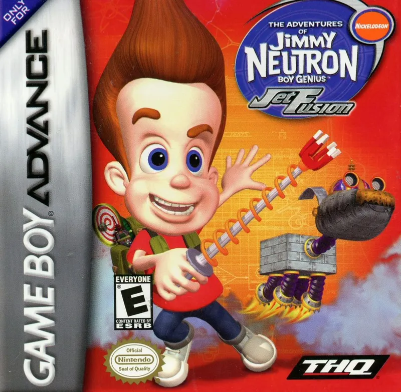 The Adventures of Jimmy Neutron Boy Genius: Jet Fusion box art