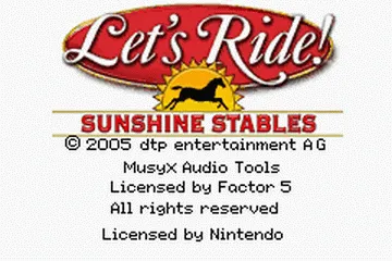 Let's Ride!: Sunshine Stables screenshot