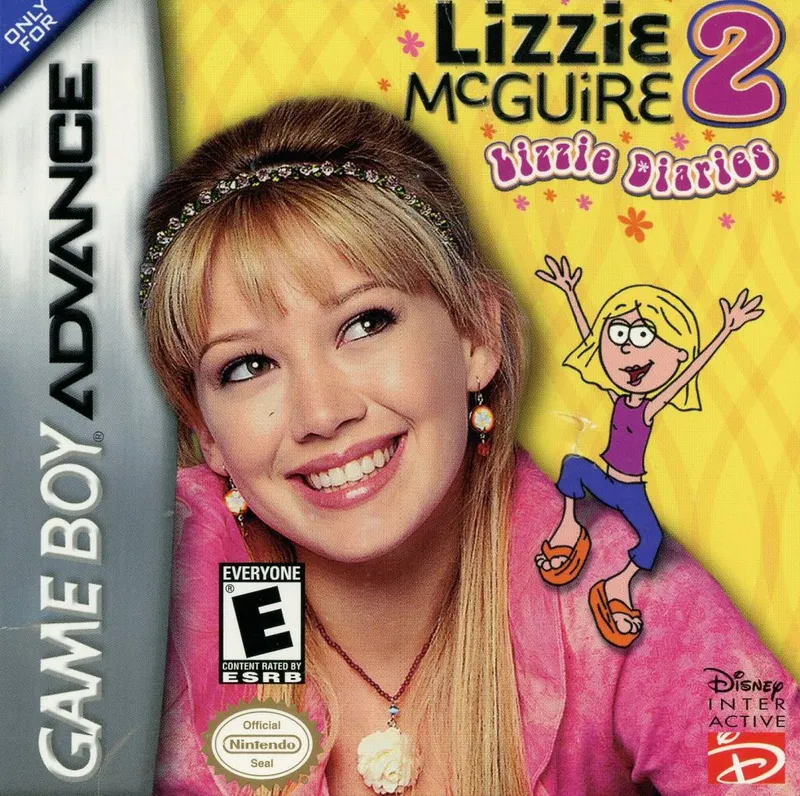 Disney's Game + TV Episode: Lizzie McGuire 2: Lizzie Diaries cover art for Nintendo Game Boy Advance