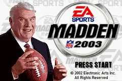 Madden NFL 2003 screenshot