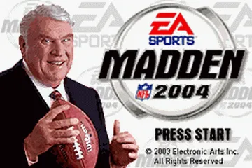 Madden NFL 2004 screenshot