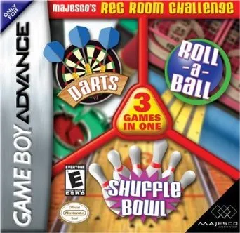 Rec Room Challenge: Darts / Roll-a-Ball / Shuffle Bowl box art