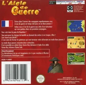 Aigle de Guerre, L' box back