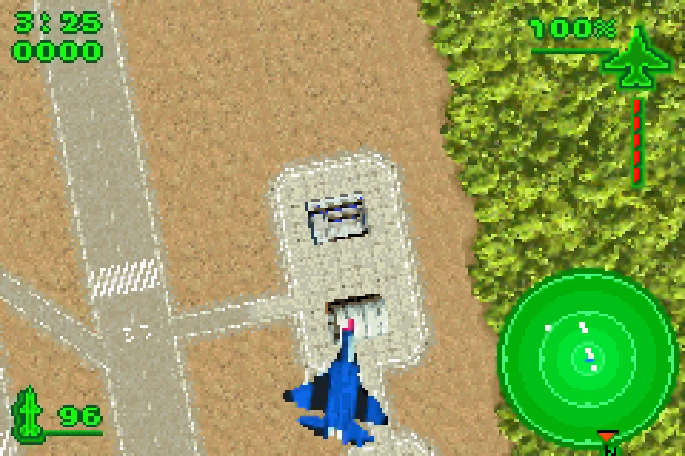 Backdrop artwork for Ace Combat Advance
