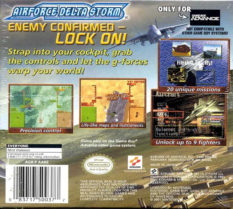 AirForce Delta Storm box back