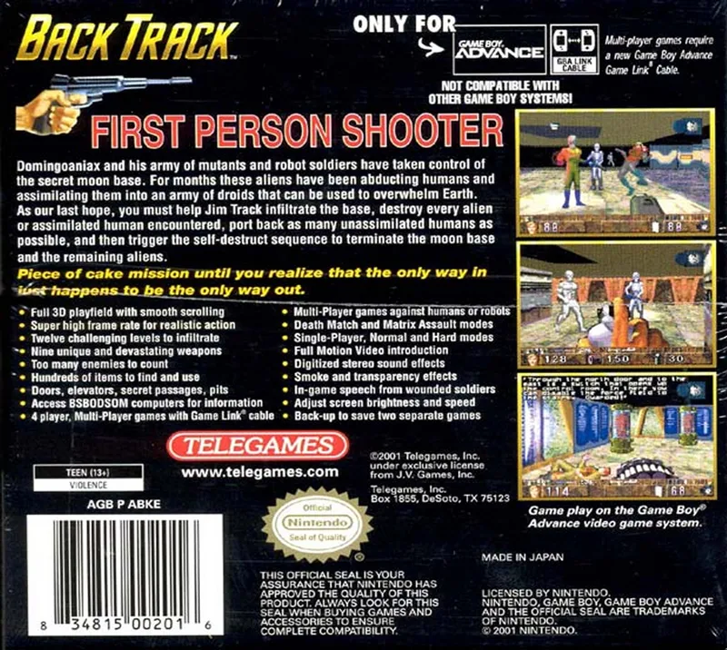 BackTrack box back