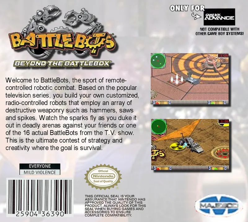 BattleBots: Beyond the BattleBox box back