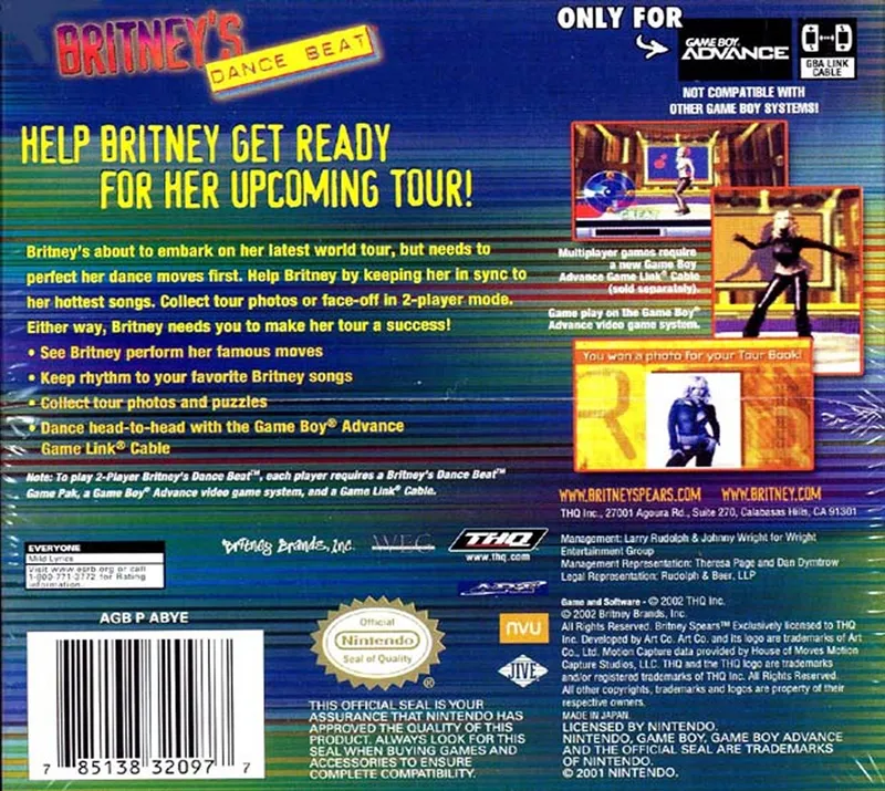 Britney's Dance Beat box back