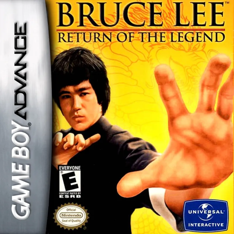 Bruce Lee: Return of the Legend cover art for Nintendo Game Boy Advance