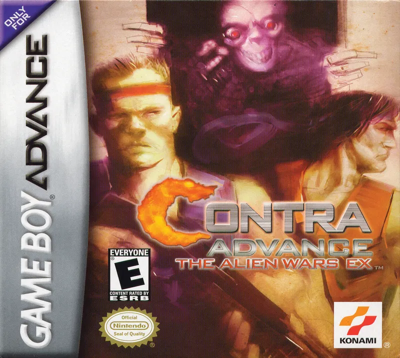 Contra Advance: The Alien Wars EX box art