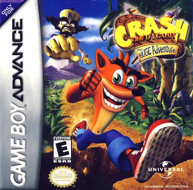 Crash Bandicoot: The Huge Adventure box art