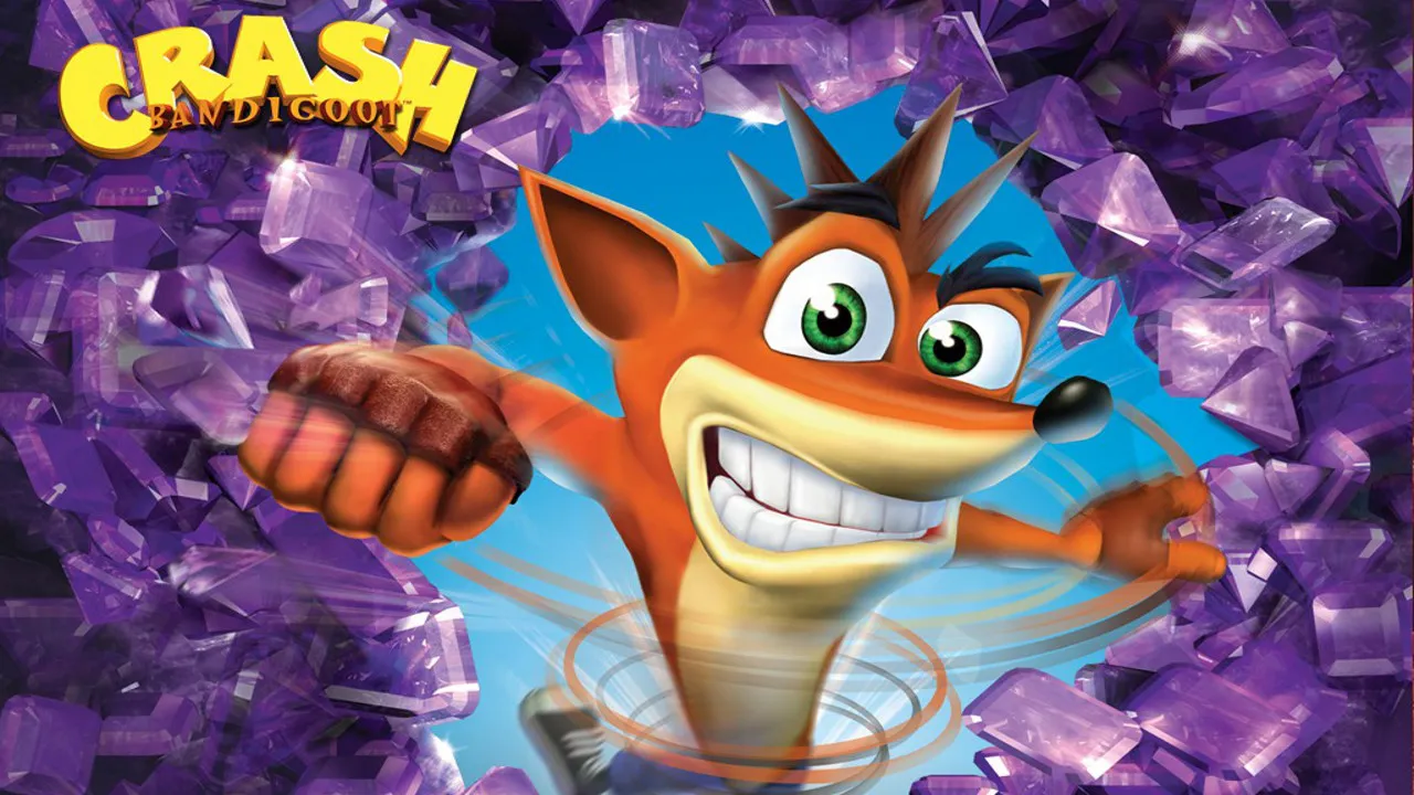 Backdrop artwork for Crash Bandicoot Purple: Ripto's Rampage